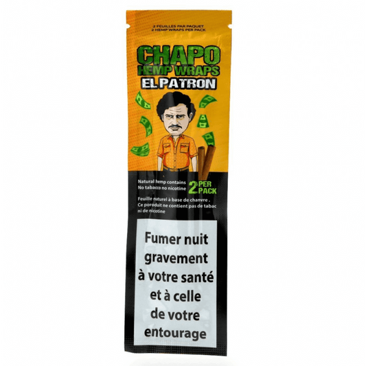 Blunt Chapo Hemp Wrap "El Patron" - Orange + Pêche